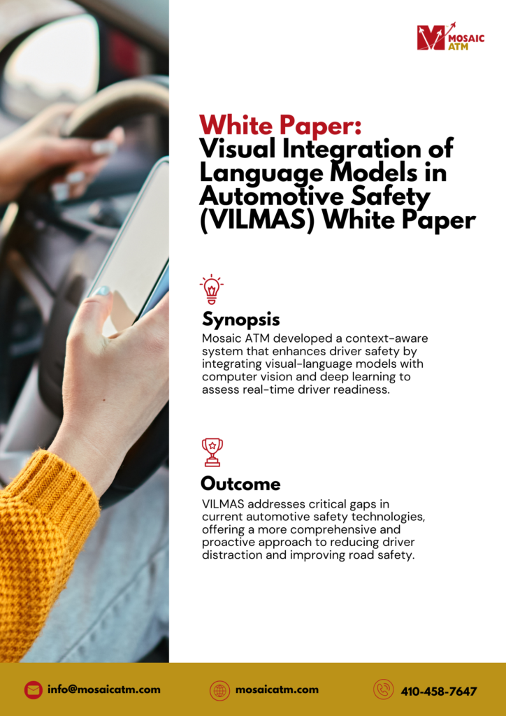 Visual Integration of Language Models in Automotive Safety